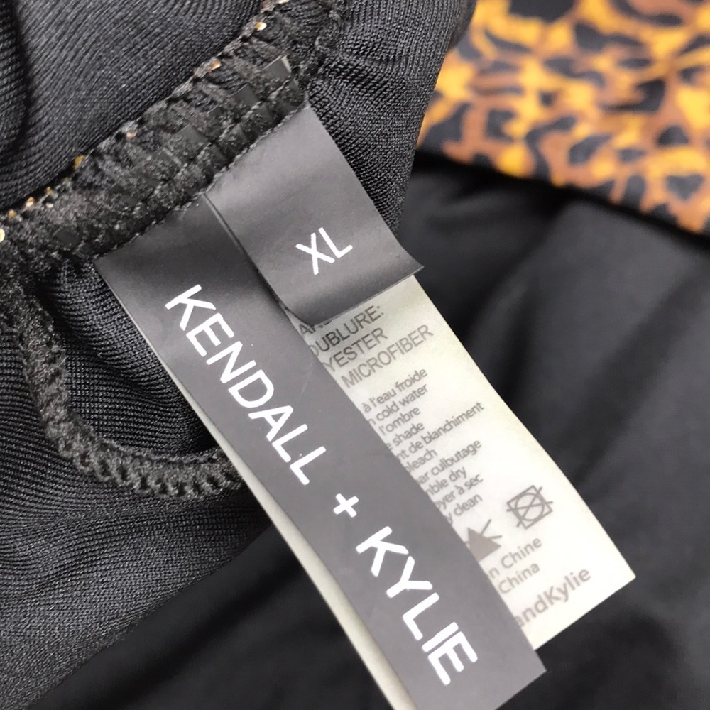 KENDALL & KYLIE Leopard High Waist Bandeau Bikini NWT - Picture 7 of 16